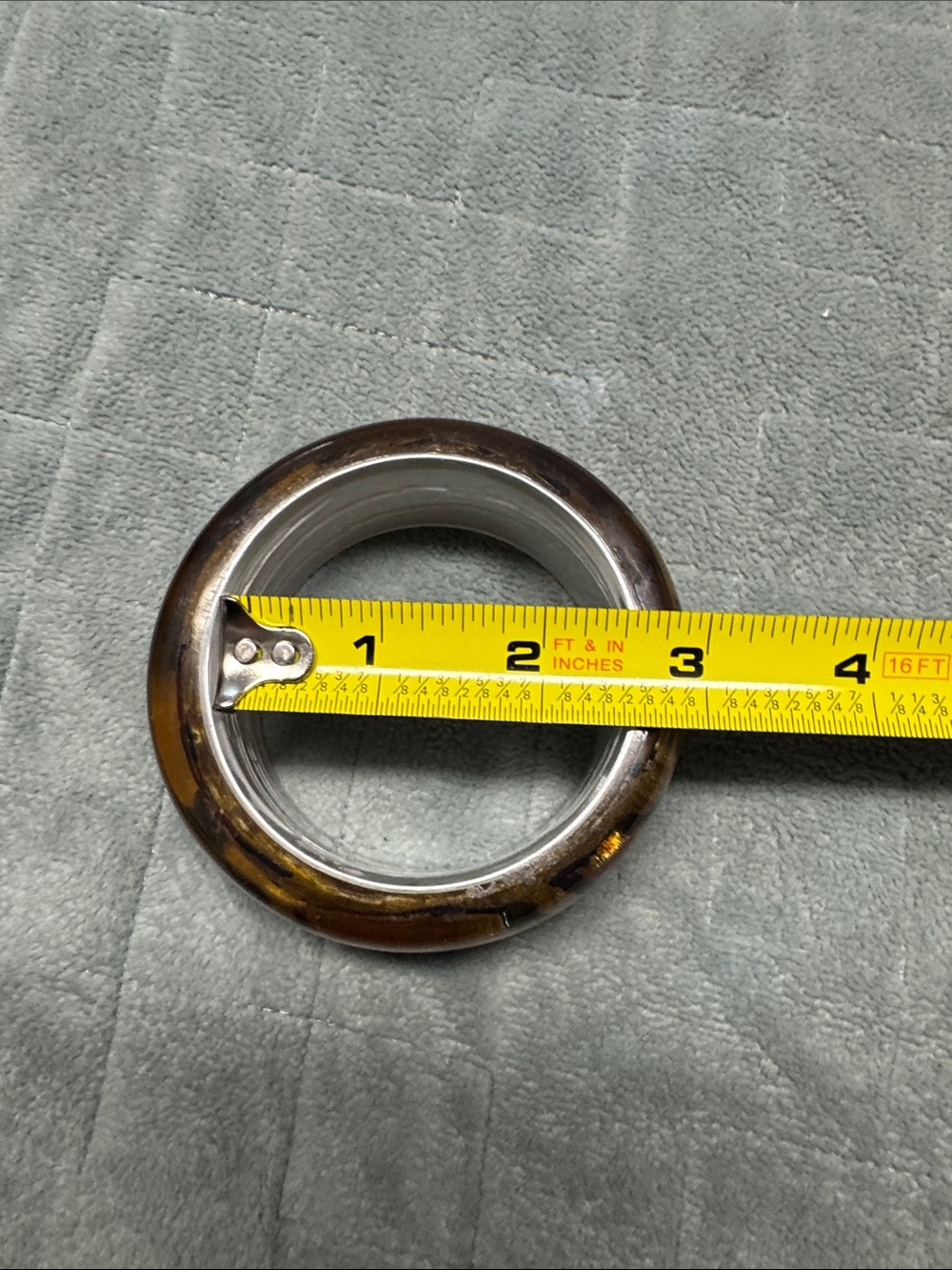 Vintage Plastic Bangle Bracelet, Animal Print, Retro, Boho - Picture 8 of 8